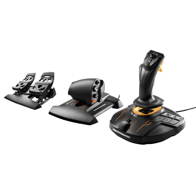 Thrustmaster T.16000M FCS Flight Pack Joystick, Throttle and Rudder Pedals