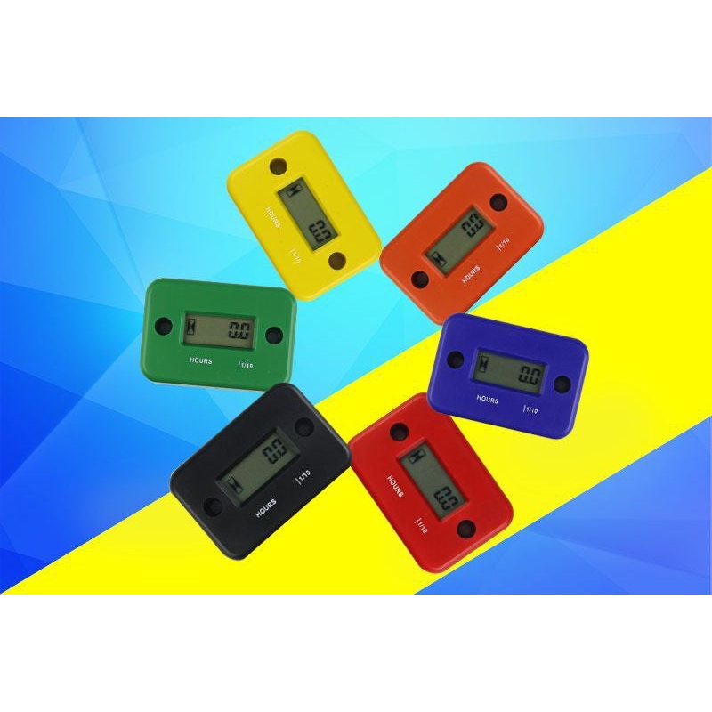 Tired Timer Motorcycle Motorboat Atv Lcd Induction Type Hour Meter 2 Punch 4 Punch Timer