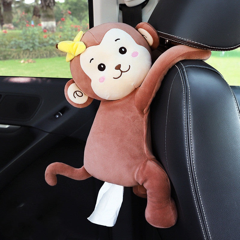Tissue Box Home Car Dual-use Cute Cartoon