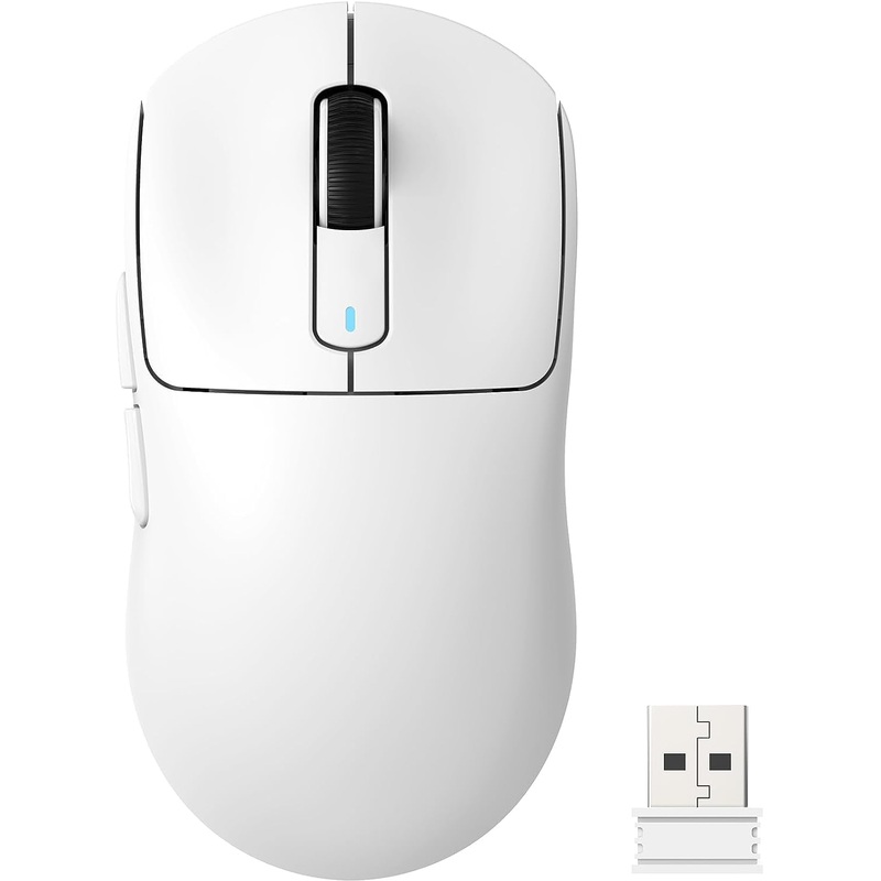 Attack Shark Wireless Gaming Mouse PAW3395 X3 Lightweight with Tri-Mode White