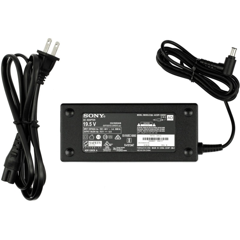 Genuine 120w Sony charger for Sone ADP-120CR A 19.5V 6.2A 2 prong AC adapter power supply