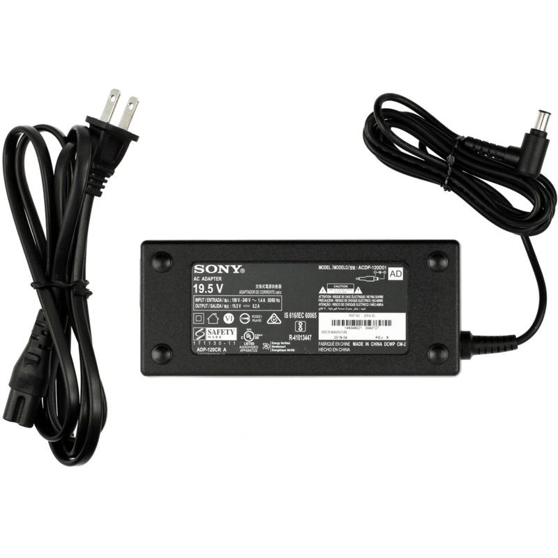 Genuine 120w Sony charger for Sony 1-493-490-21 149349021 19.5V 6.2A 2 prong AC adapter power supply