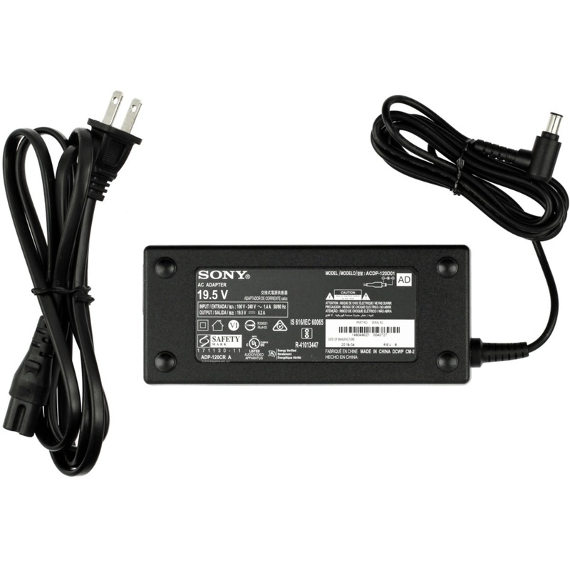 Genuine 120w Sony charger for Sony ACDP-120D01 ACDP-120D02 ACDP-120D03 19.5V 6.2A 2 prong AC adapter power supply