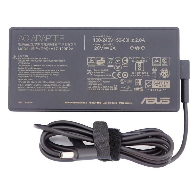 Genuine 120w Asus charger for Asus fx571gd fx571g 20V 6A AC adapter power supply